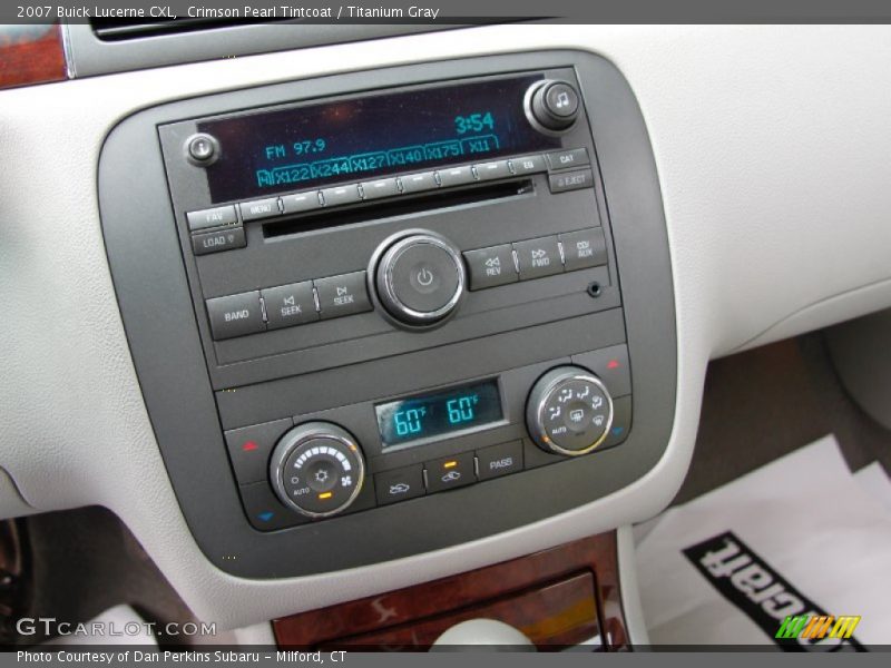 Crimson Pearl Tintcoat / Titanium Gray 2007 Buick Lucerne CXL