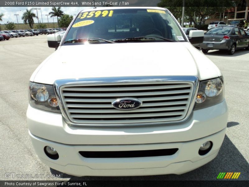White Sand Tri-Coat / Tan 2008 Ford F150 Limited SuperCrew 4x4