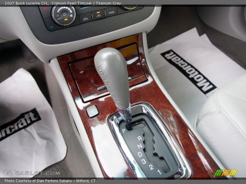 Crimson Pearl Tintcoat / Titanium Gray 2007 Buick Lucerne CXL
