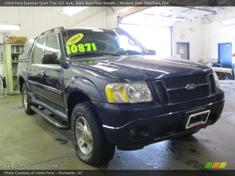 Dark Blue Pearl Metallic / Medium Dark Flint/Dark Flint 2004 Ford Explorer Sport Trac XLT 4x4
