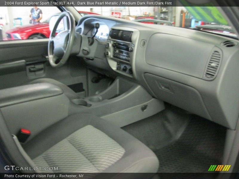 Dark Blue Pearl Metallic / Medium Dark Flint/Dark Flint 2004 Ford Explorer Sport Trac XLT 4x4