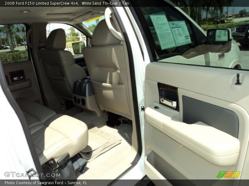 White Sand Tri-Coat / Tan 2008 Ford F150 Limited SuperCrew 4x4