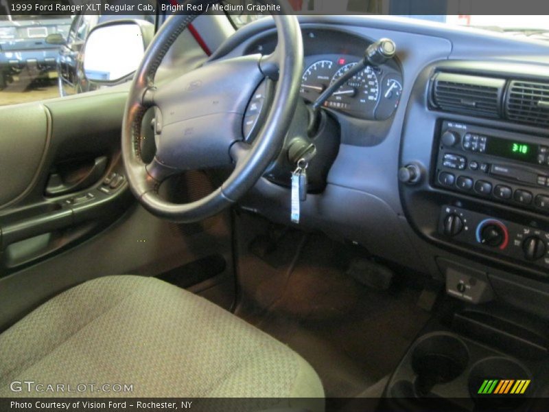 Bright Red / Medium Graphite 1999 Ford Ranger XLT Regular Cab