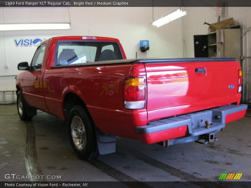 Bright Red / Medium Graphite 1999 Ford Ranger XLT Regular Cab