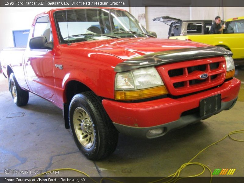 Bright Red / Medium Graphite 1999 Ford Ranger XLT Regular Cab