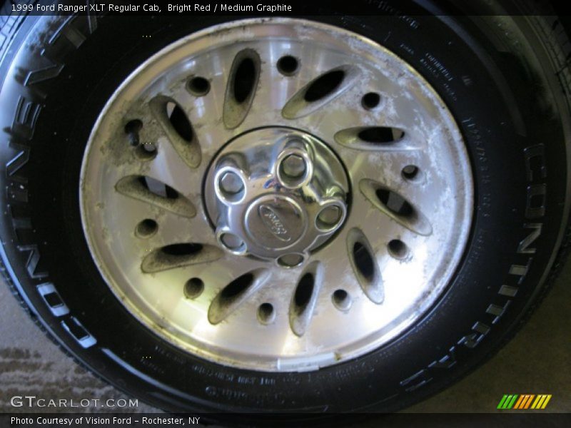 Bright Red / Medium Graphite 1999 Ford Ranger XLT Regular Cab