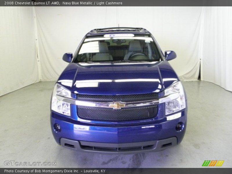 Navy Blue Metallic / Light Cashmere 2008 Chevrolet Equinox LT AWD
