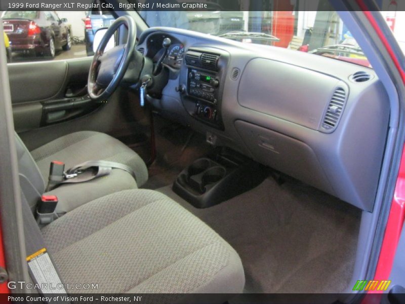 Bright Red / Medium Graphite 1999 Ford Ranger XLT Regular Cab