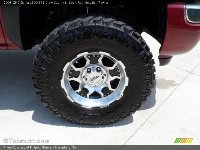 Sport Red Metallic / Pewter 2005 GMC Sierra 1500 Z71 Crew Cab 4x4