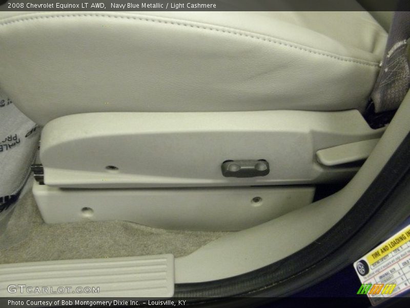 Navy Blue Metallic / Light Cashmere 2008 Chevrolet Equinox LT AWD