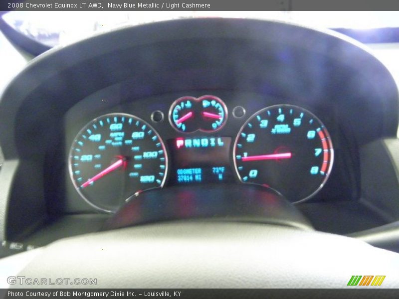 Navy Blue Metallic / Light Cashmere 2008 Chevrolet Equinox LT AWD