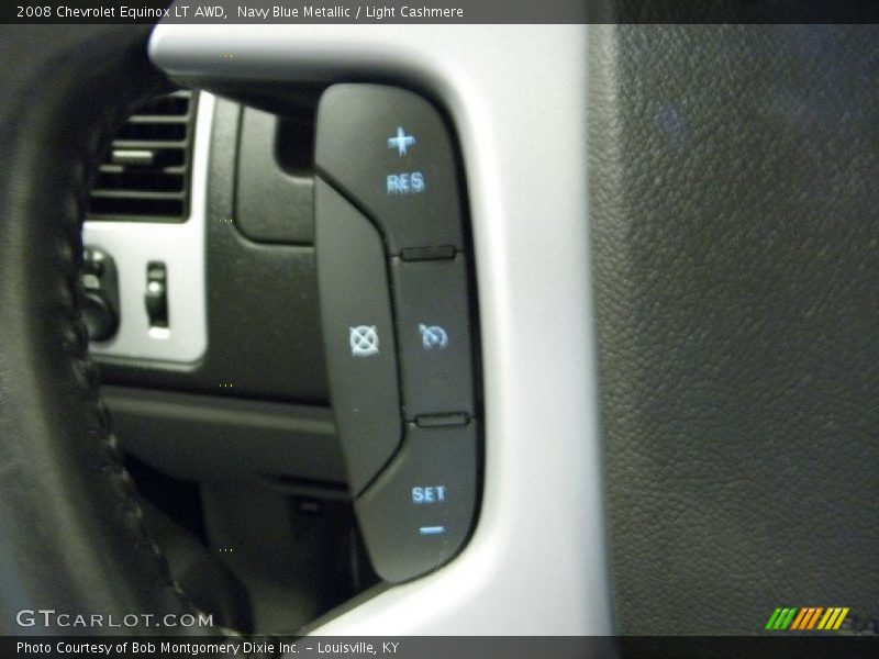 Navy Blue Metallic / Light Cashmere 2008 Chevrolet Equinox LT AWD