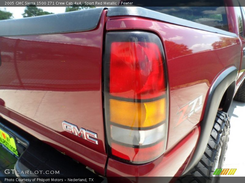 Sport Red Metallic / Pewter 2005 GMC Sierra 1500 Z71 Crew Cab 4x4