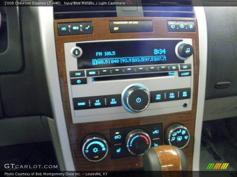 Controls of 2008 Equinox LT AWD