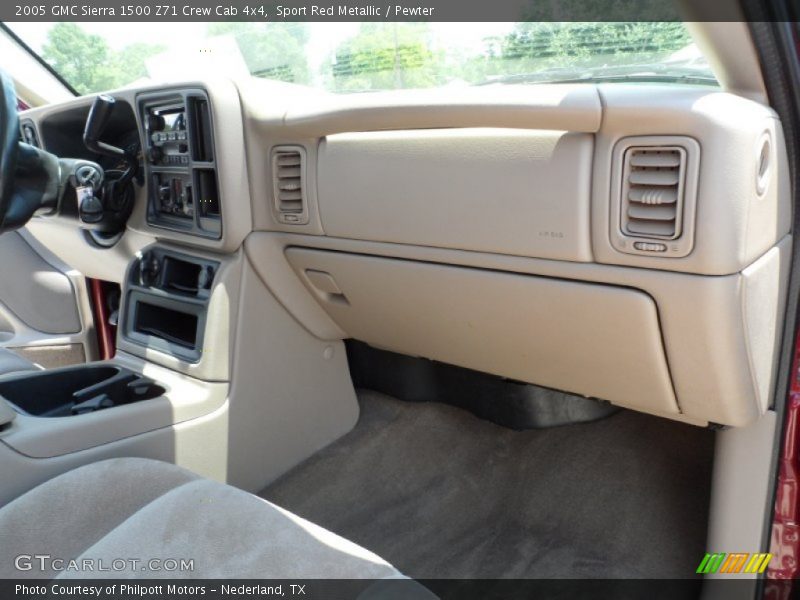 Sport Red Metallic / Pewter 2005 GMC Sierra 1500 Z71 Crew Cab 4x4