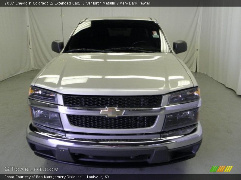Silver Birch Metallic / Very Dark Pewter 2007 Chevrolet Colorado LS Extended Cab