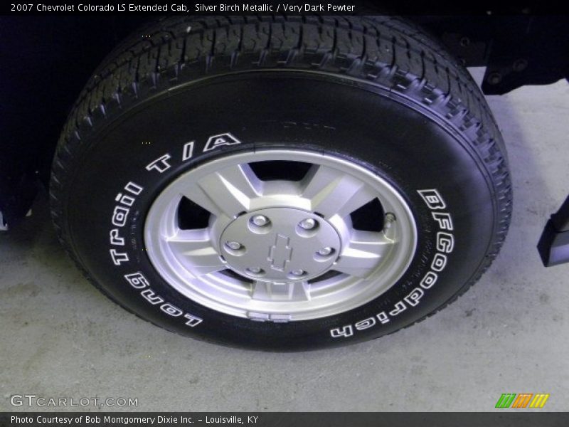 Silver Birch Metallic / Very Dark Pewter 2007 Chevrolet Colorado LS Extended Cab
