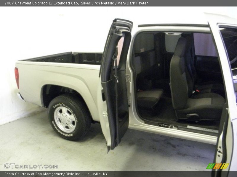 Silver Birch Metallic / Very Dark Pewter 2007 Chevrolet Colorado LS Extended Cab