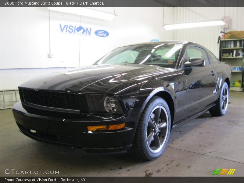 Black / Dark Charcoal 2008 Ford Mustang Bullitt Coupe