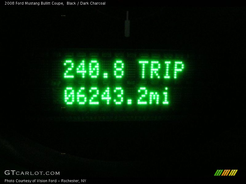 Black / Dark Charcoal 2008 Ford Mustang Bullitt Coupe