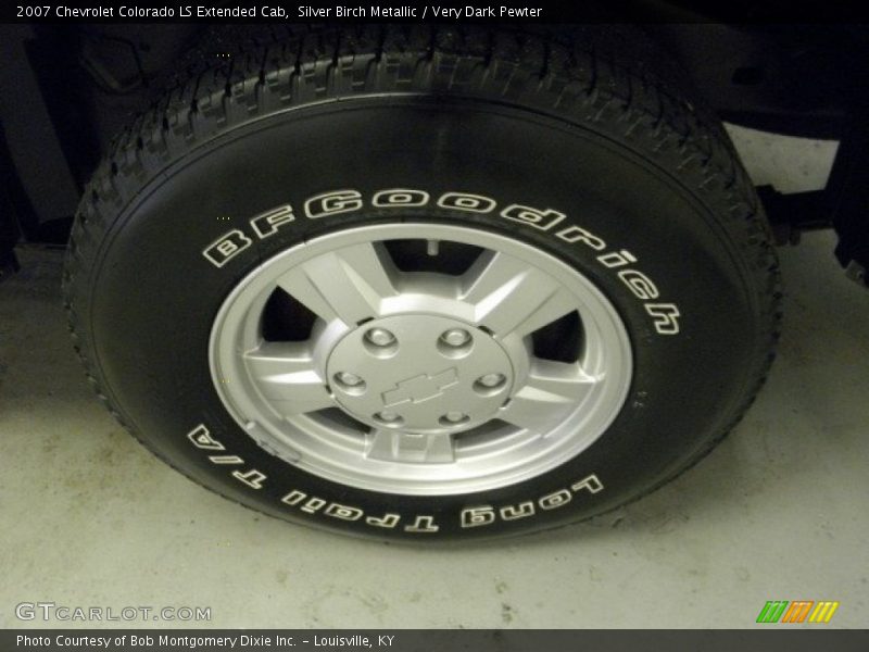 Silver Birch Metallic / Very Dark Pewter 2007 Chevrolet Colorado LS Extended Cab