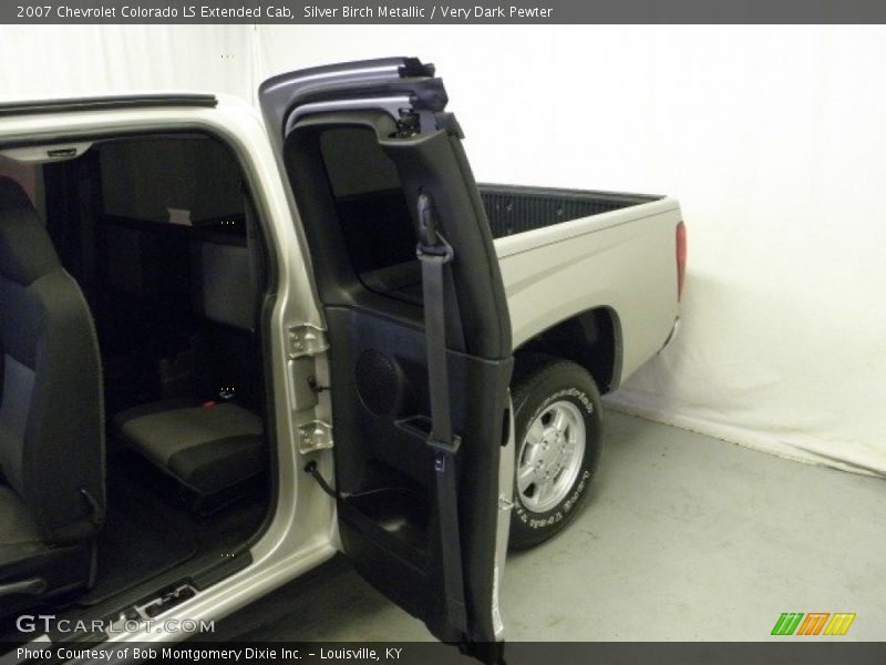 Silver Birch Metallic / Very Dark Pewter 2007 Chevrolet Colorado LS Extended Cab