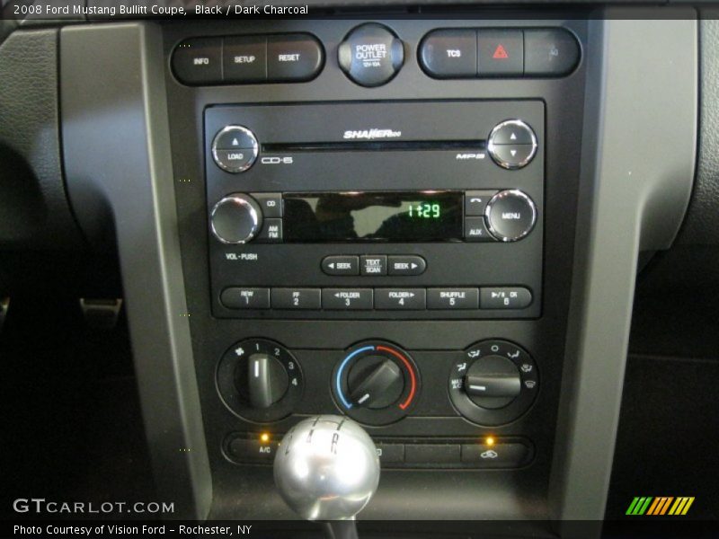 Controls of 2008 Mustang Bullitt Coupe