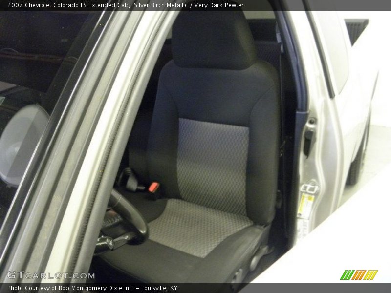 Silver Birch Metallic / Very Dark Pewter 2007 Chevrolet Colorado LS Extended Cab
