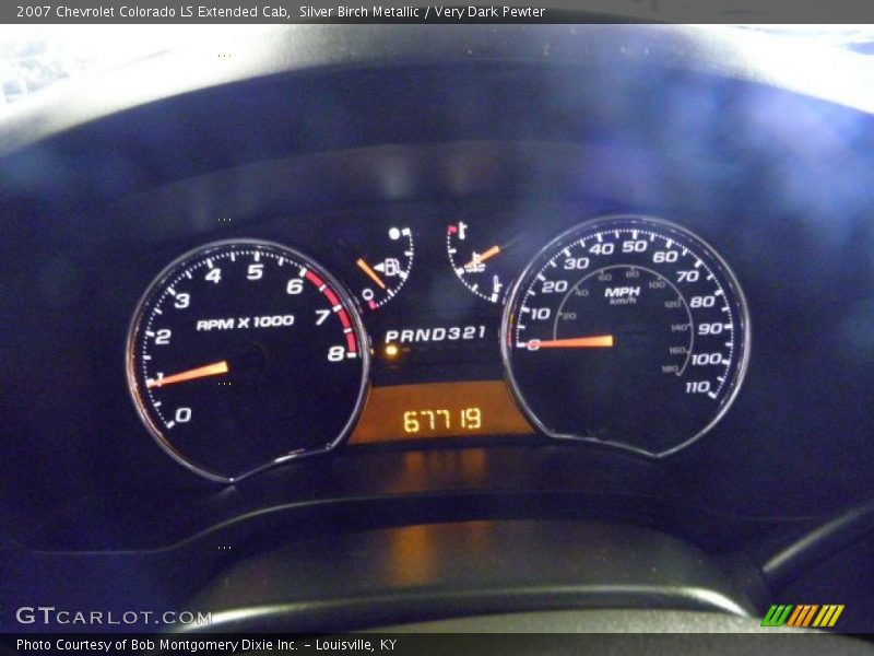 Silver Birch Metallic / Very Dark Pewter 2007 Chevrolet Colorado LS Extended Cab