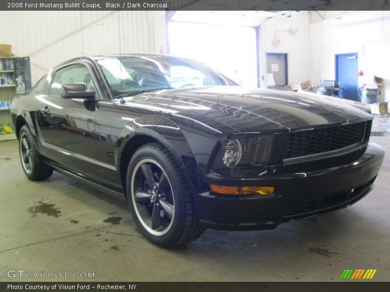 Black / Dark Charcoal 2008 Ford Mustang Bullitt Coupe