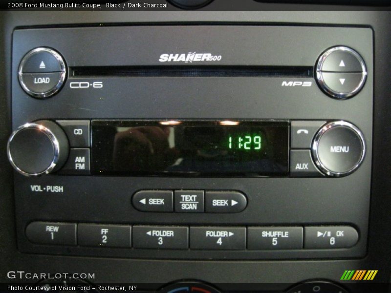 Controls of 2008 Mustang Bullitt Coupe