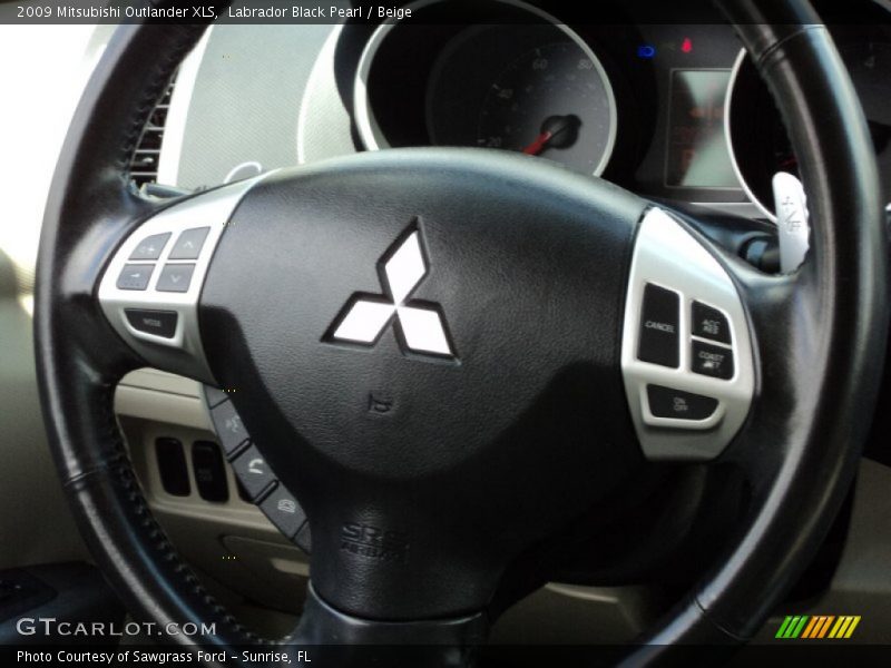 Labrador Black Pearl / Beige 2009 Mitsubishi Outlander XLS