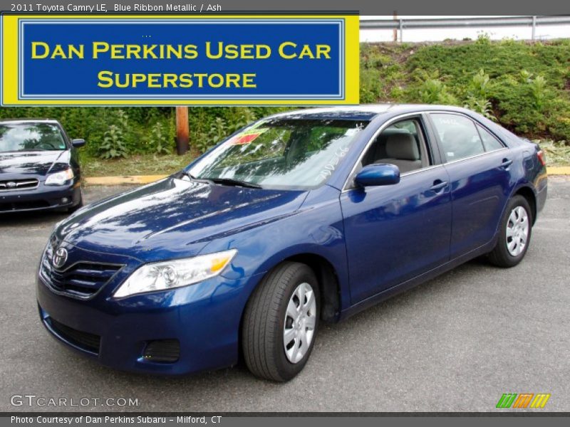 Blue Ribbon Metallic / Ash 2011 Toyota Camry LE