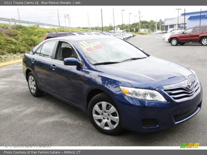 Blue Ribbon Metallic / Ash 2011 Toyota Camry LE