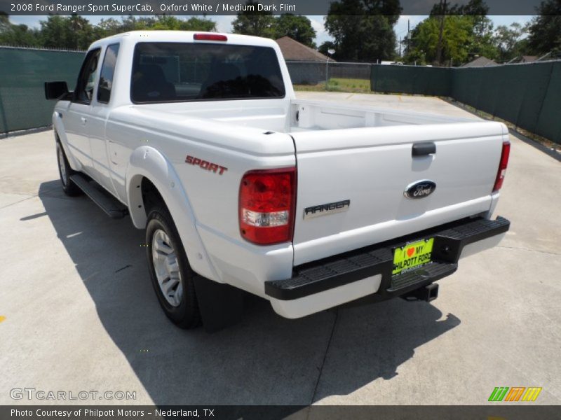 Oxford White / Medium Dark Flint 2008 Ford Ranger Sport SuperCab