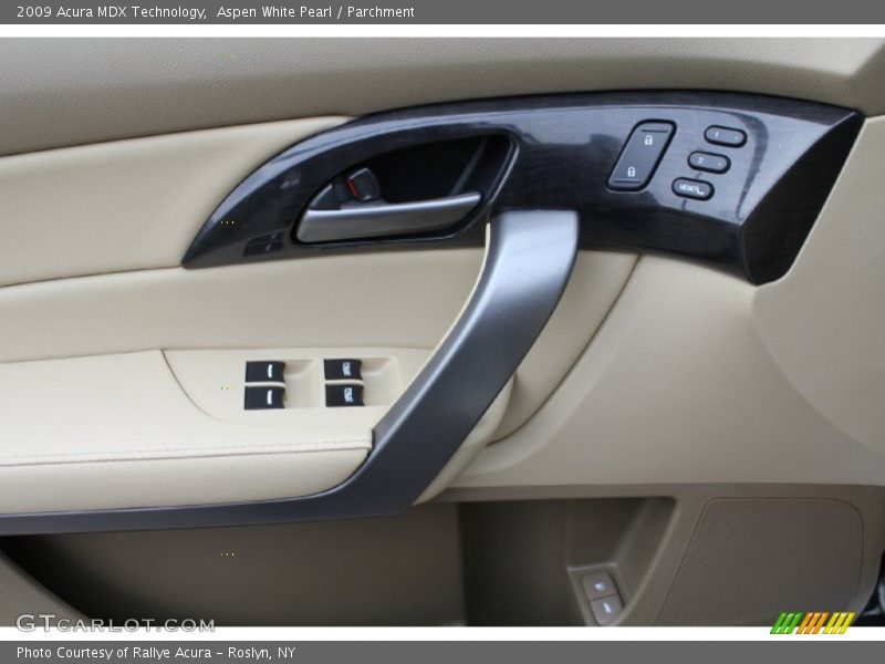 Aspen White Pearl / Parchment 2009 Acura MDX Technology