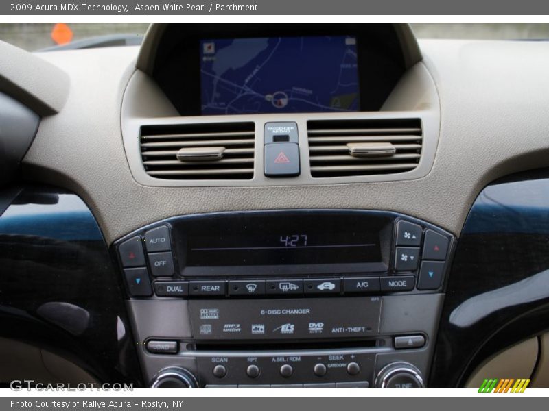 Aspen White Pearl / Parchment 2009 Acura MDX Technology