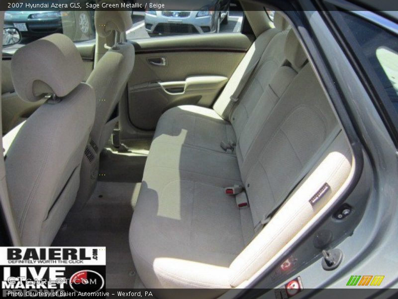 Sage Green Metallic / Beige 2007 Hyundai Azera GLS