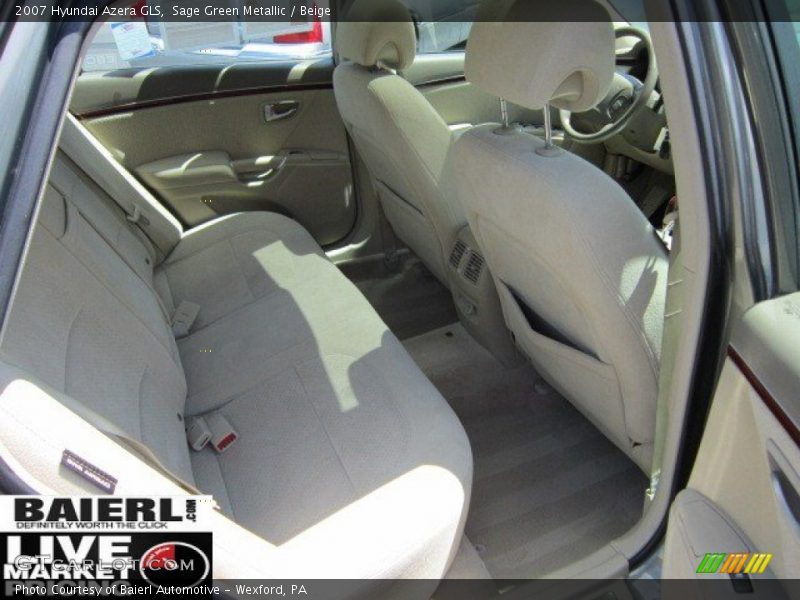 Sage Green Metallic / Beige 2007 Hyundai Azera GLS