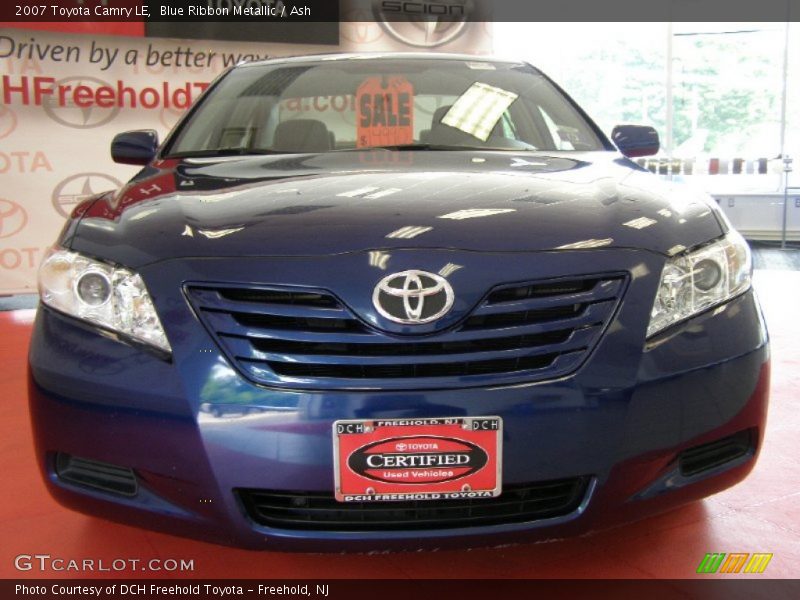 Blue Ribbon Metallic / Ash 2007 Toyota Camry LE
