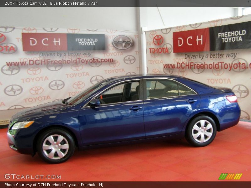 Blue Ribbon Metallic / Ash 2007 Toyota Camry LE