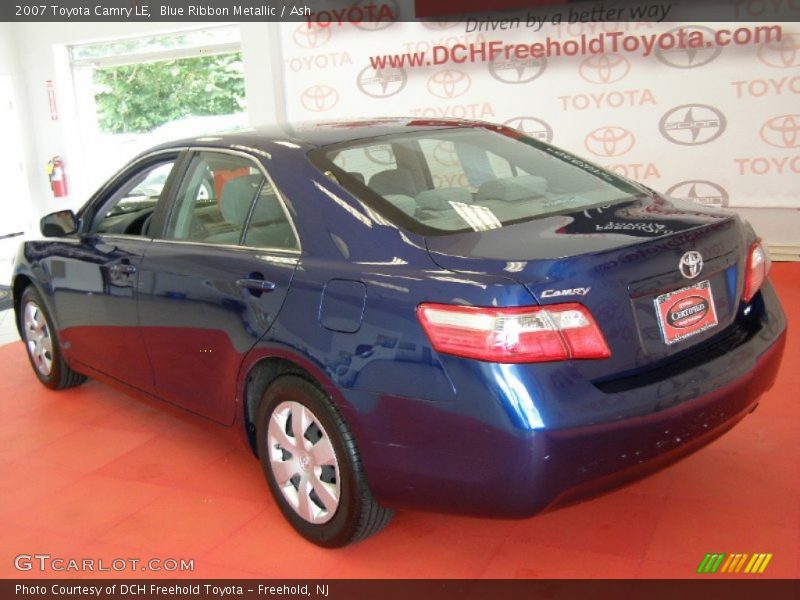 Blue Ribbon Metallic / Ash 2007 Toyota Camry LE