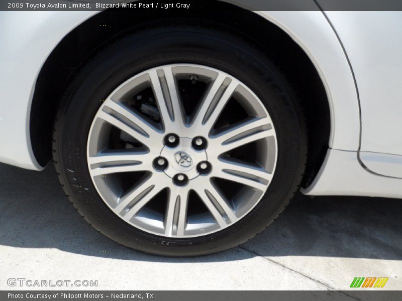 Blizzard White Pearl / Light Gray 2009 Toyota Avalon Limited