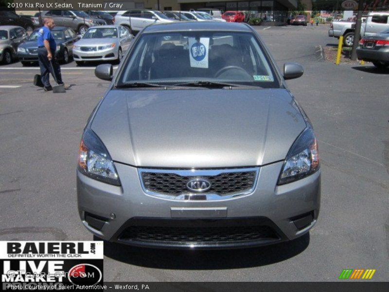Titanium / Gray 2010 Kia Rio LX Sedan
