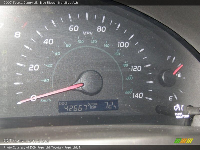 Blue Ribbon Metallic / Ash 2007 Toyota Camry LE