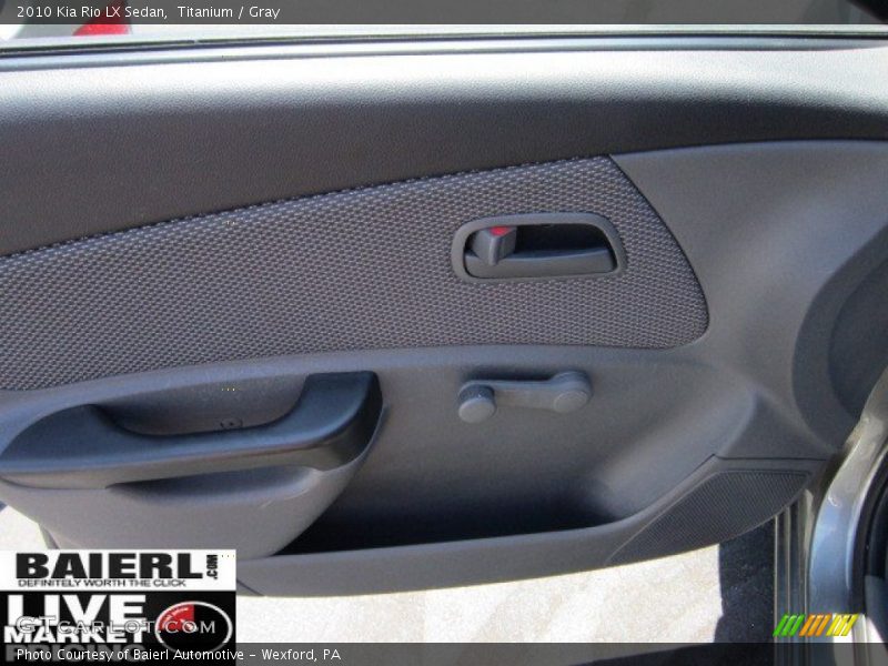 Titanium / Gray 2010 Kia Rio LX Sedan