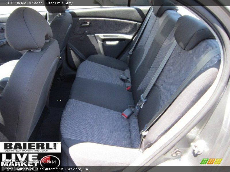 Titanium / Gray 2010 Kia Rio LX Sedan
