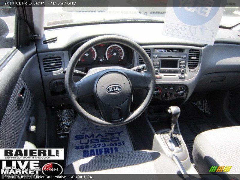 Titanium / Gray 2010 Kia Rio LX Sedan