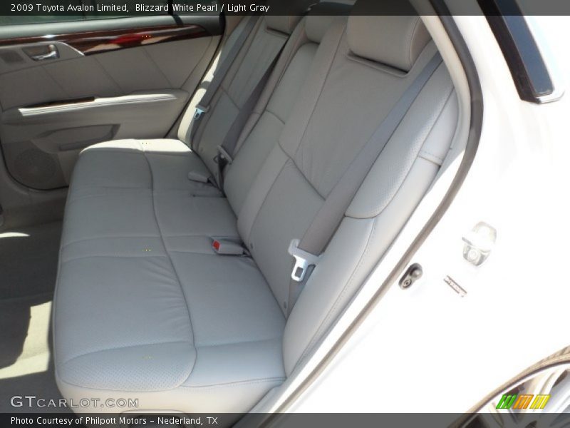 Blizzard White Pearl / Light Gray 2009 Toyota Avalon Limited