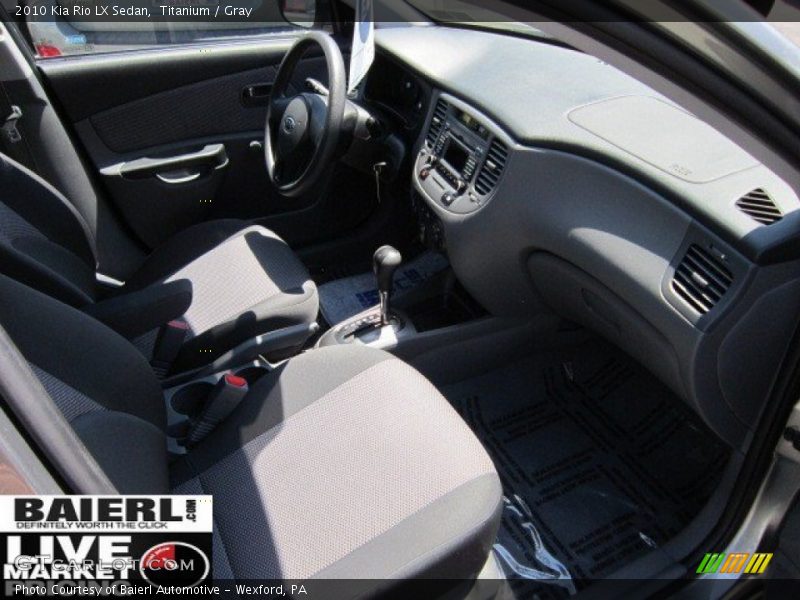 Titanium / Gray 2010 Kia Rio LX Sedan